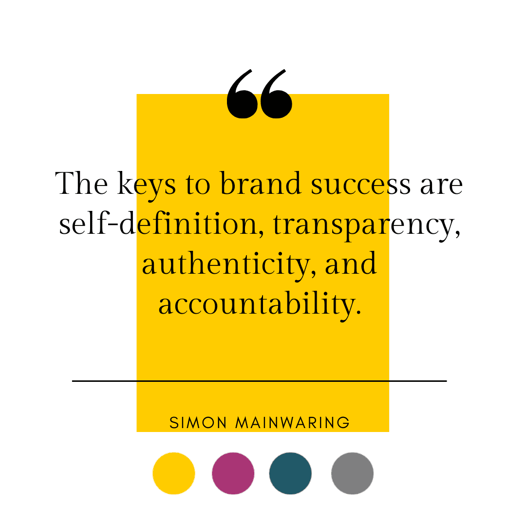 Simon Mainwaring Marketing quote