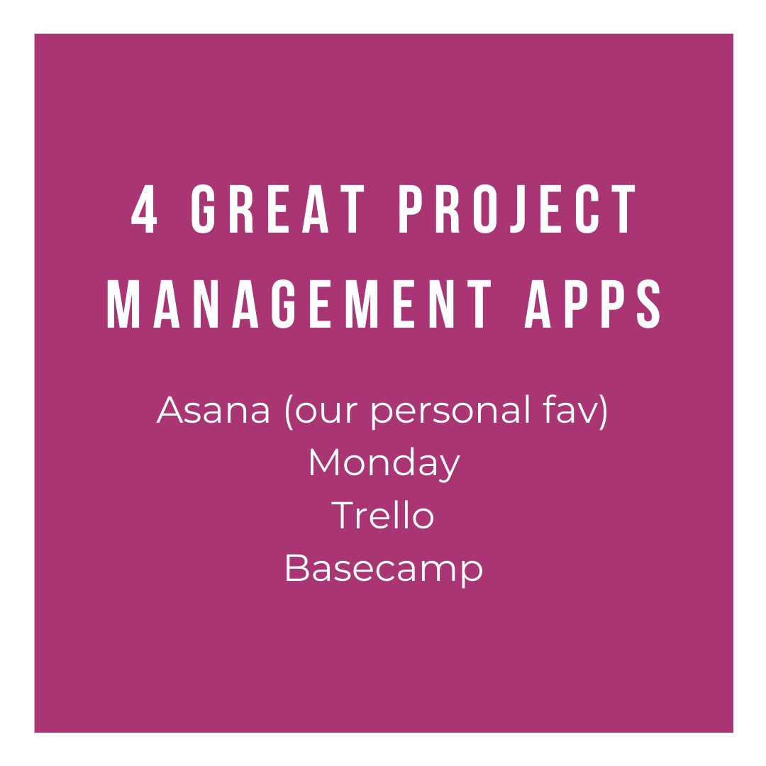 4 Great Project Management apps